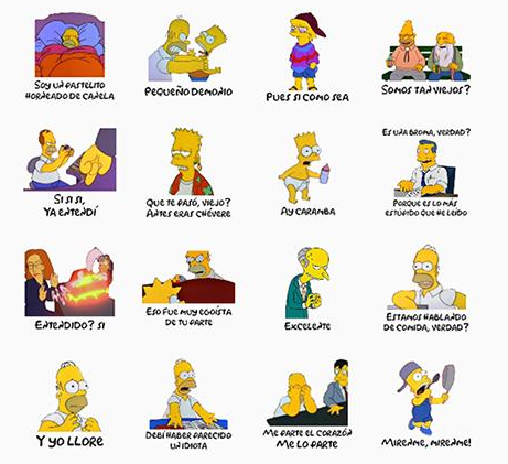 Tóxico futuro Arrestar Simpsons Stickers: Descargar pack para Whatsapp y Telegram - Retratos  Simpons